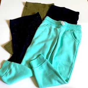 Cat & Jack leggings/jogger bundle size 4/5